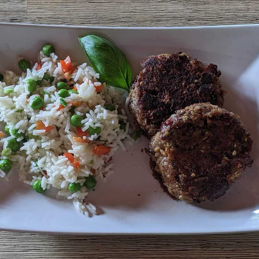 Vegetarische Bratlinge mit RENASON® NATURE BIO Hanfsamen