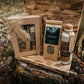 Geschenkset aus Hanfsamenöl GOLD, 200ml & Hanfsamen ungeschält und geröstet, 250g
